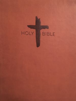 KJVER Sword Study Bible Giant Print Value Edition Chestnut Cross Motif ...