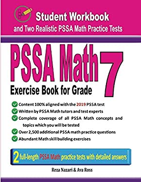 Pssa Math Exercise Book for Grade 7 : Student Workbook and Two Realistic Pssa Math Tests