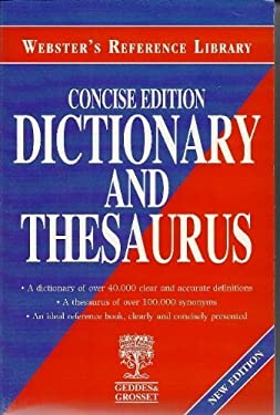 Webster's Dictionary and Thesaurus