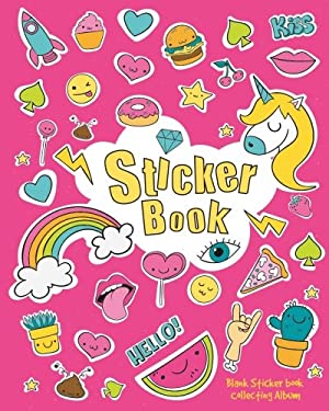 Sticker Book: Blank Sticker Book for Kids, Sticker book Collecting ...