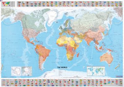 Michelin the World Map (Michelin Wall Maps)