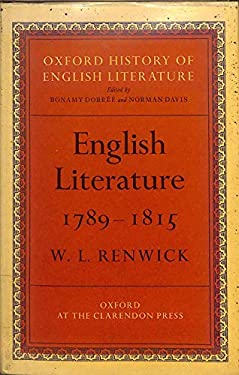 ENGLISH LITERATURE 1789-1815 Oxford History of English Literature, Vol ...