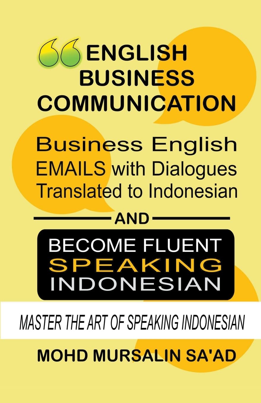 Business English Communication, Business English Emails with Dialogues Translated to Indonesian (Learn Indonesian Language)