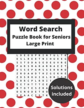 word search puzzle books for seniors large print: Keep your brain ...