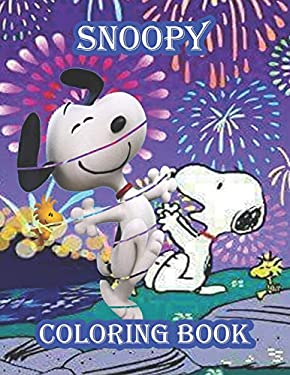 Snoopy Coloring Book : Snoopy Adult Coloring Book Stress Relieving ...