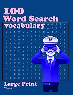 100 Word Search Vocabulary Large Print : Puzzle Books for Traveler ...