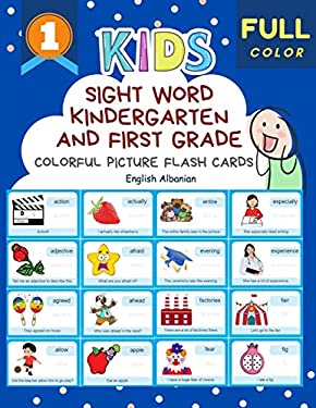 Sight Word Kindergarten and First Grade Colorful Picture Flash Cards ...