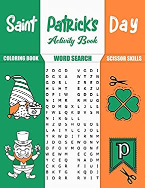 St. Patrick's Day Activity Book: Coloring Book, Word Search, Scissor ...