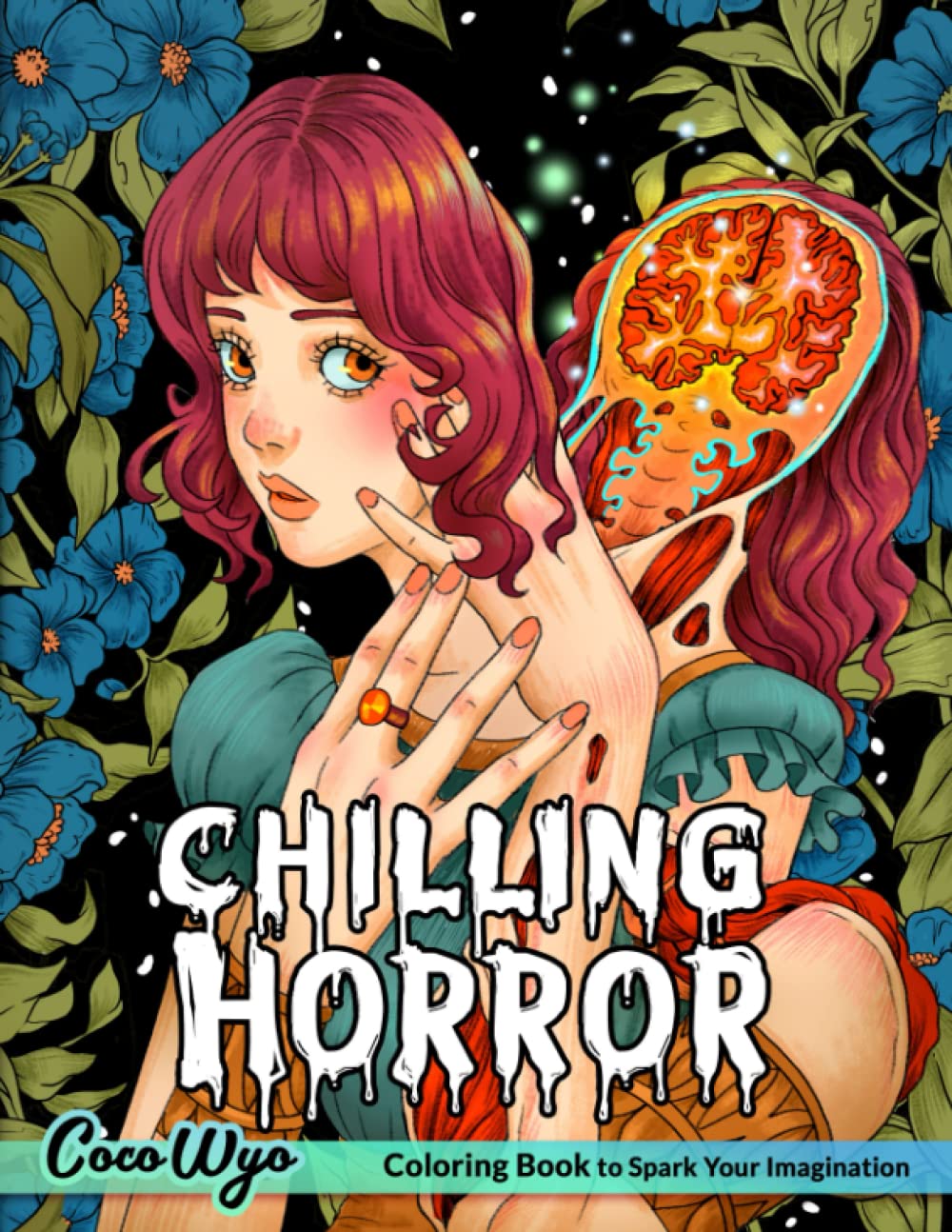 Chilling Horror Coloring Book : Coloring Book for Adults Featuring ...