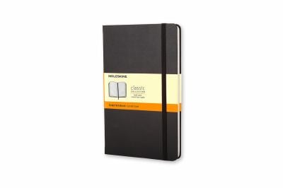 Moleskine Classic Notebook, Large, Ruled, Black, Hard Cover (5 X 8. 25)