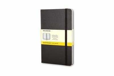 Moleskine Classic Notebook, Large, Squared, Black, Hard Cover (5 X 8. 25)