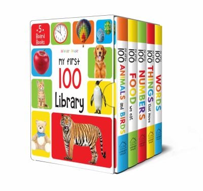 My First 100 Library : Boxset of 5 Early Learning Board Books