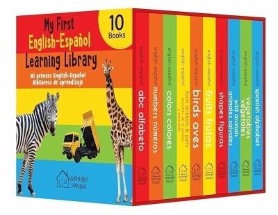My First English - Español Learning Library (Mi Primera English - Español Learning Library) : Boxset of 10 English - Spanish Board Books