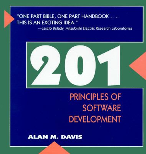 201 Principles of Software Development Hardcover Alan M. Davis