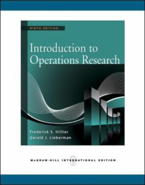 Introduction to Operations Research Paperback Frederick Hillier ...
