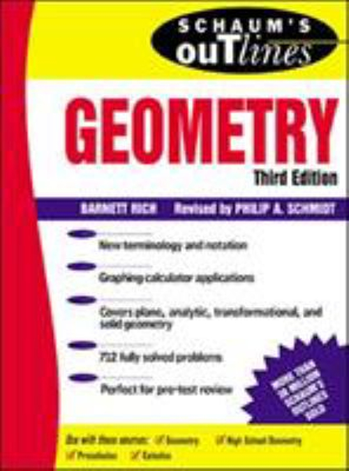 Schaum’s Outline of Geometry Paperback Barnett Rich