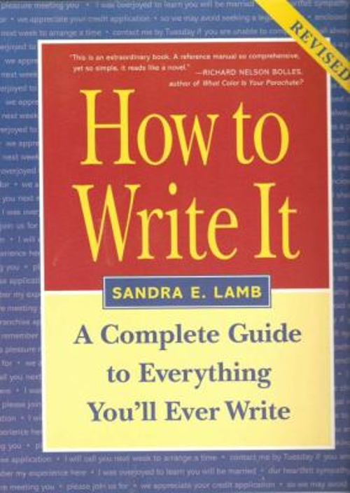 HOW TO WRITE It : Complete Guide to Everything You'll Ever Write £4.74 ...