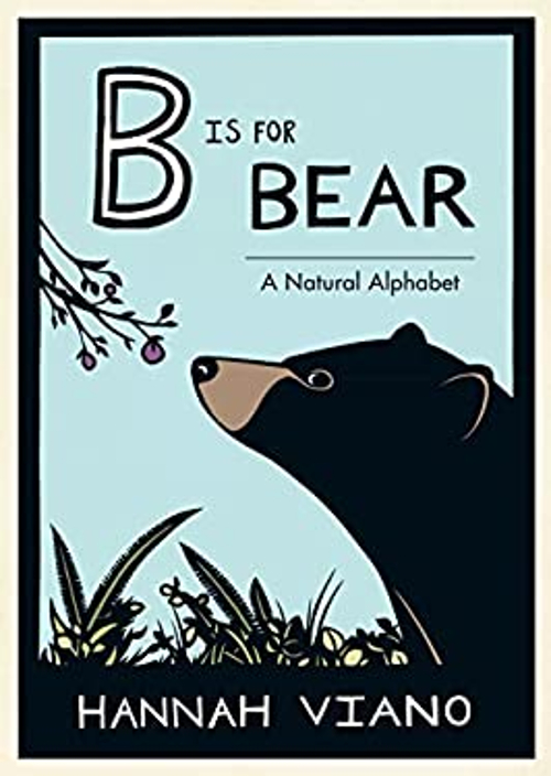 B Is for Bear : A Natural Alphabet Book Hardcover Hannah Viano